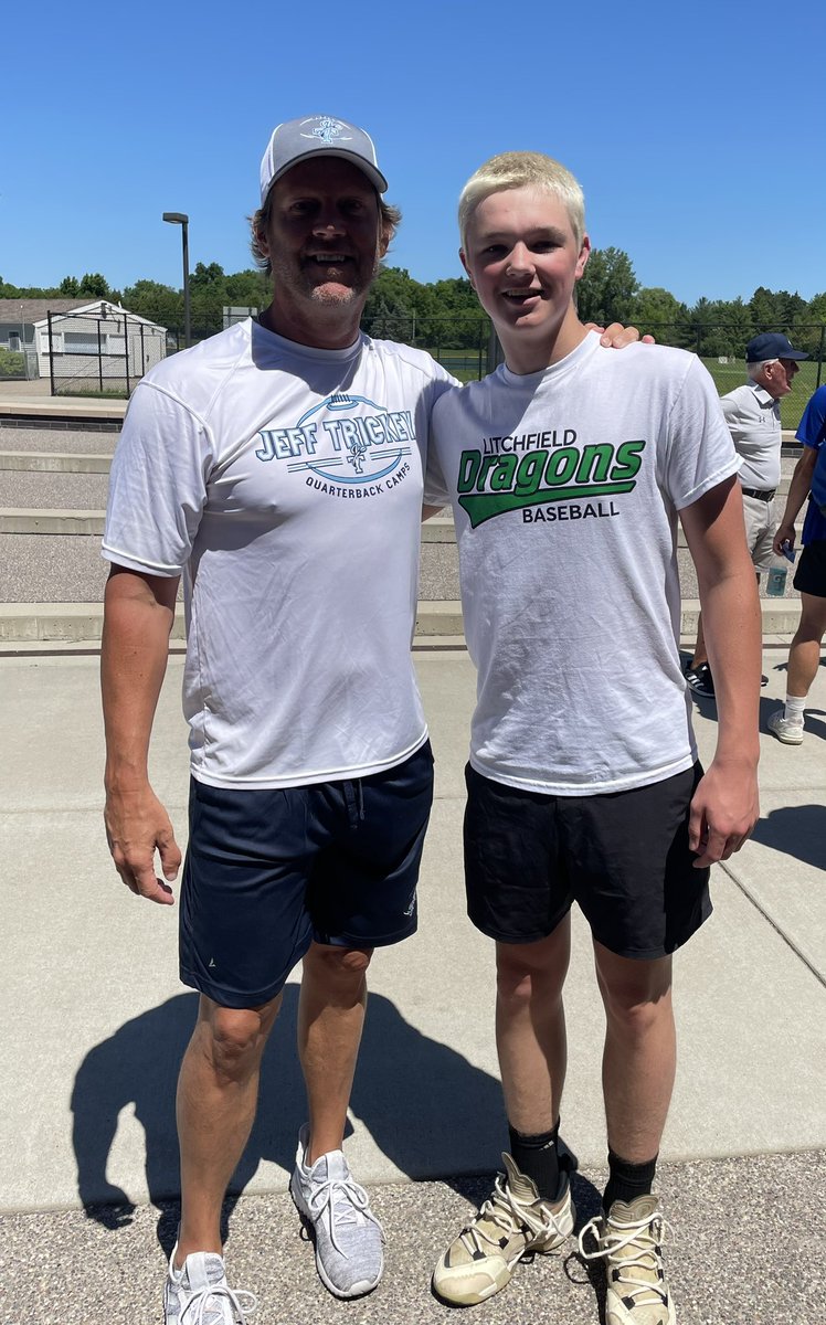 Had a great time the past 2 days at the <a href="/jefftrickeyqb/">Jeff Trickey Quarterback Technique/Leadership Camp</a> camp in Orono! I want to thank all the coaches for all the help and tips to improve my skill as a qb. I can’t wait to be back next year!