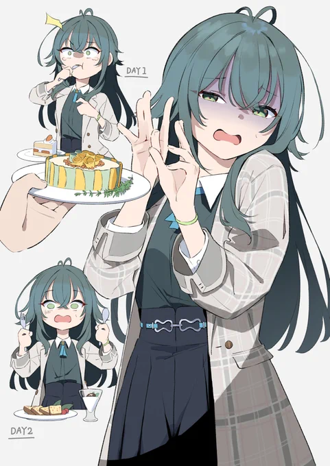ご褒美の野菜ケーキです#学マス #月村手毬 