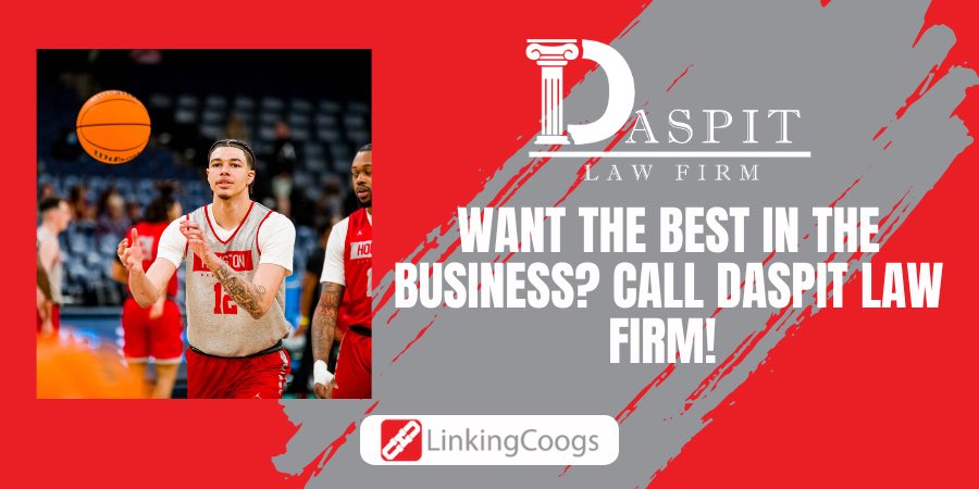 Jacob (@jacobmcfar1and) on Twitter photo Securing dominant wins on the court and embodying legal excellence. UH basketball teams with the nation’s best law firm - <a href="/daspitlaw/">John Daspit</a>
#DaspitLawFirm #TeamDaspit Securing dominant wins on the court and embodying legal excellence. UH basketball teams with the nation’s best law firm - <a href="/daspitlaw/">John Daspit</a>
#DaspitLawFirm #TeamDaspit