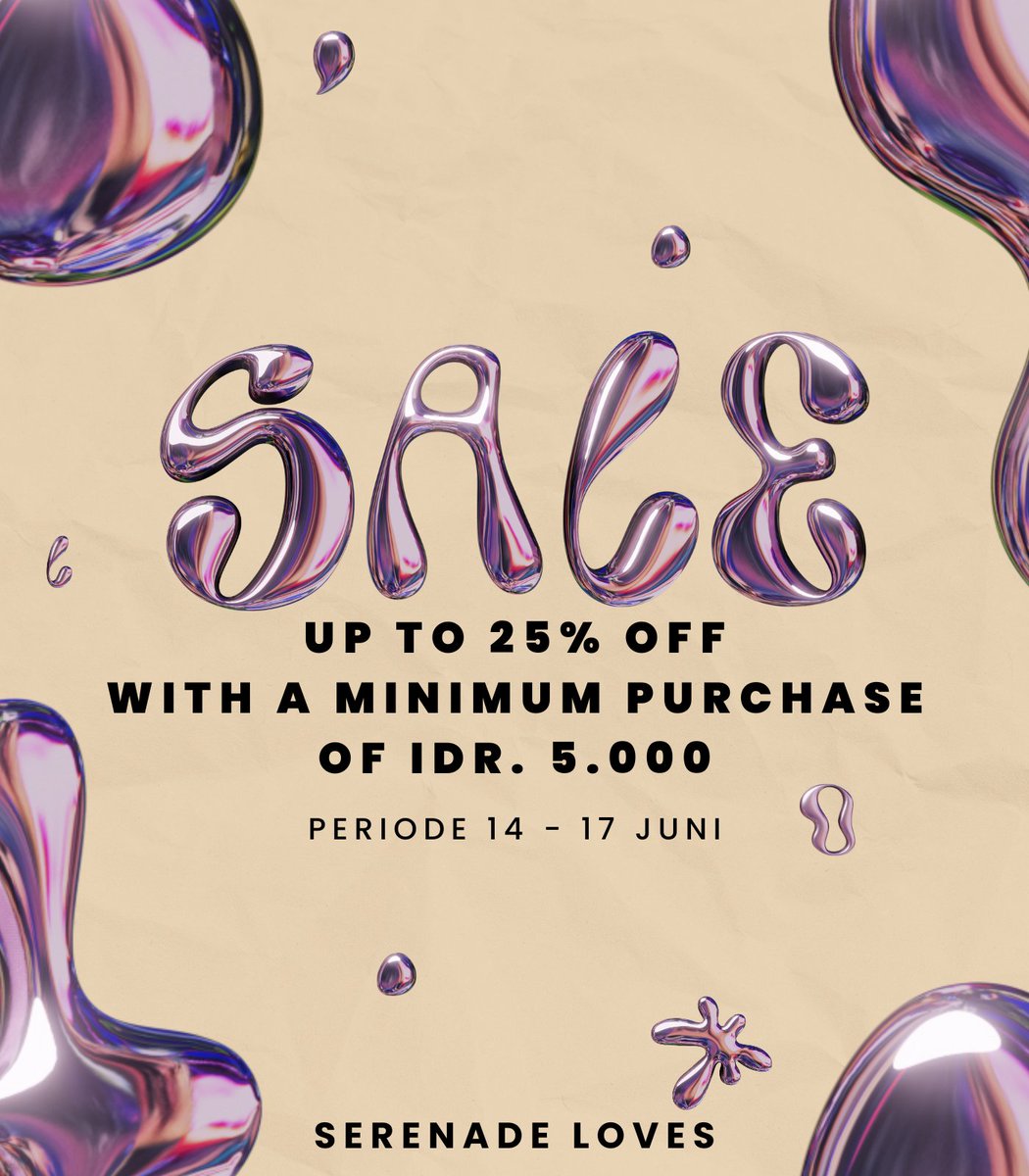SerenadeLoves's tweet photo. Halo! 🫧 SerenadeLoves lagi ada sale sebesar 25% off untuk semua katalog wording commissions dari tanggal 📅 14 - 17 Juni! Jangan sampai ketinggalan ikutin promonya dan 📜 silakan cek ketentuan di bawah. 🥢 https://t.co/uF9uZLCN88