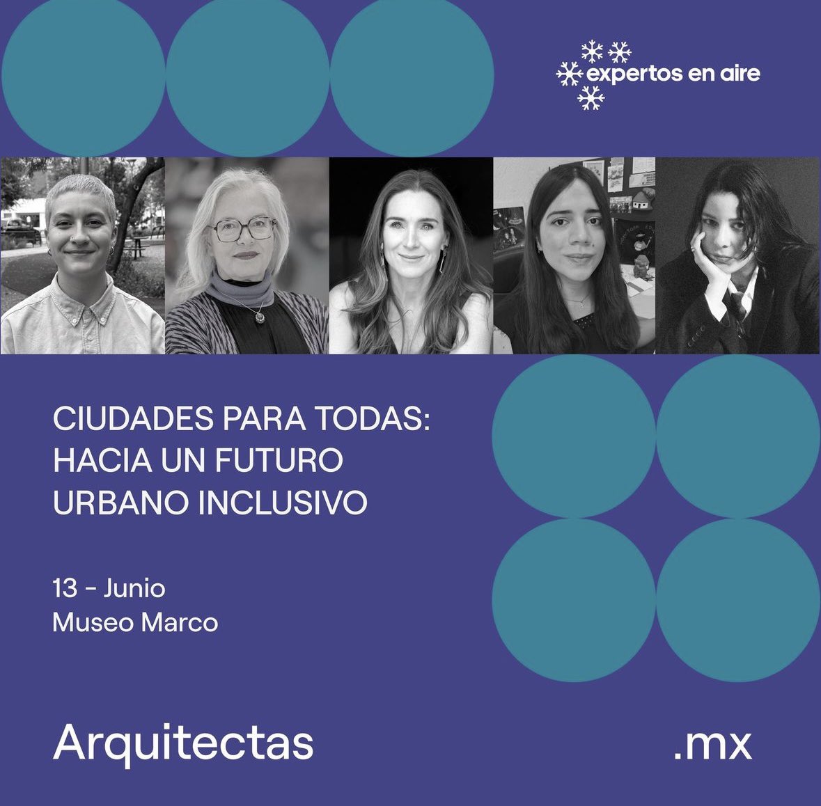 Highlights del congreso de #ArquitectasMX 
Ciudades para todas: hacia un futuro urbano inclusivo