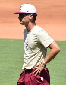 SCFBaseball's tweet photo. Former MANATEE @bryce_hulett has coached his way to  the @CWSOmaha with @FSUBaseball - Super Excited for this alum &amp; his opportunity to learn under a great staff in Tally!!  Take care of business out there B! #TEES https://t.co/x397G4R0BW