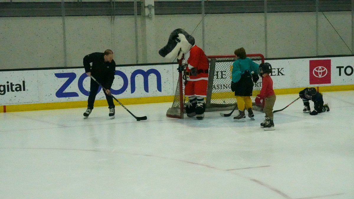 sjsharkie's tweet photo. One day you’re taking shots on santa… the next you are head coach of the Sharks https://t.co/PqmAJB5aAL