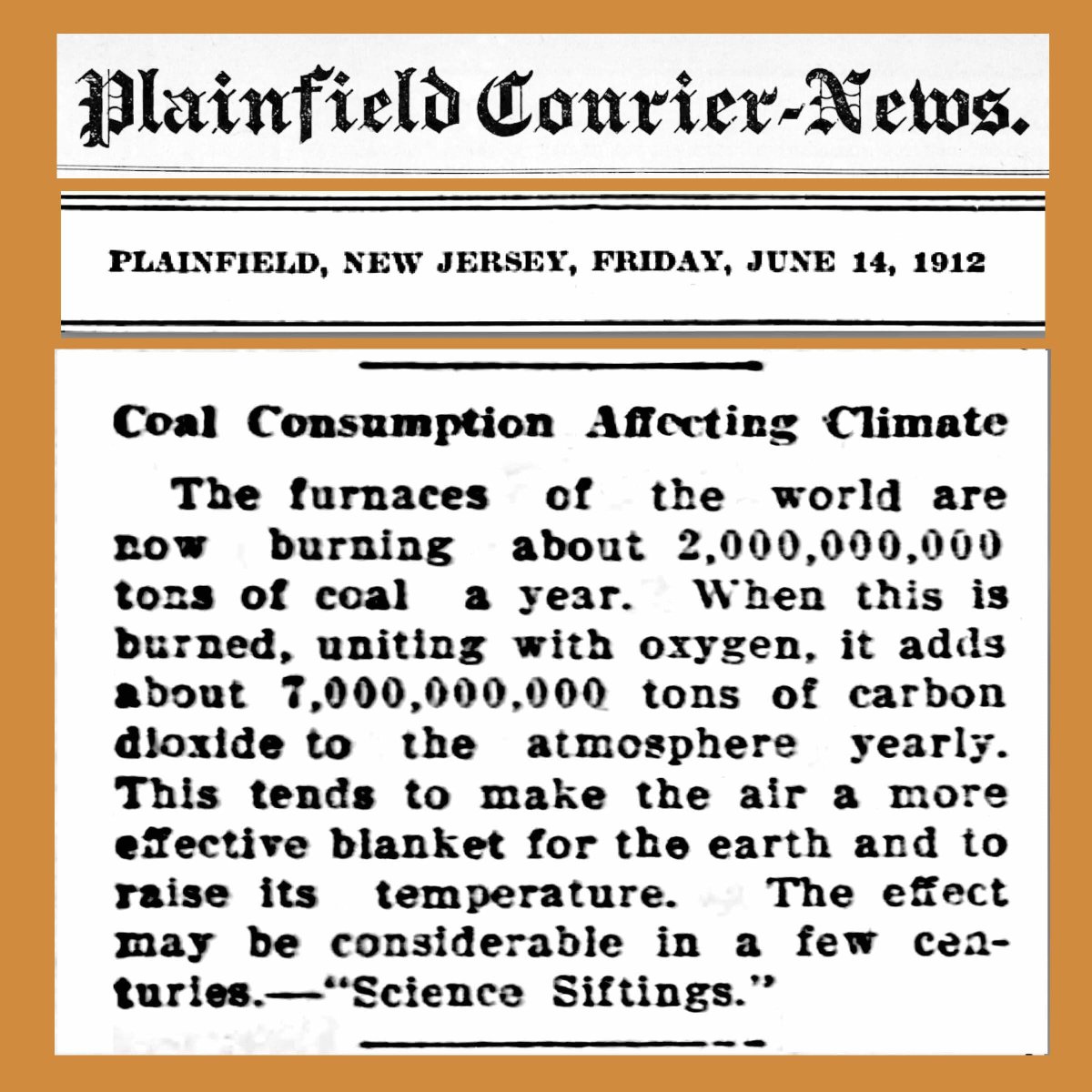 On this day 112 years ago. #climatechange #ClimateAdaptation