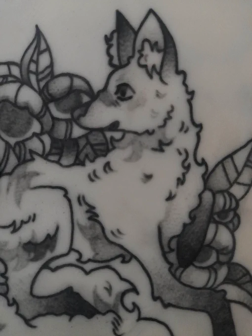 último treinozinho de tattoo q fiz  bolinho guaraná 