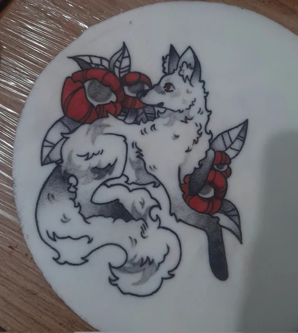 último treinozinho de tattoo q fiz  bolinho guaraná 
