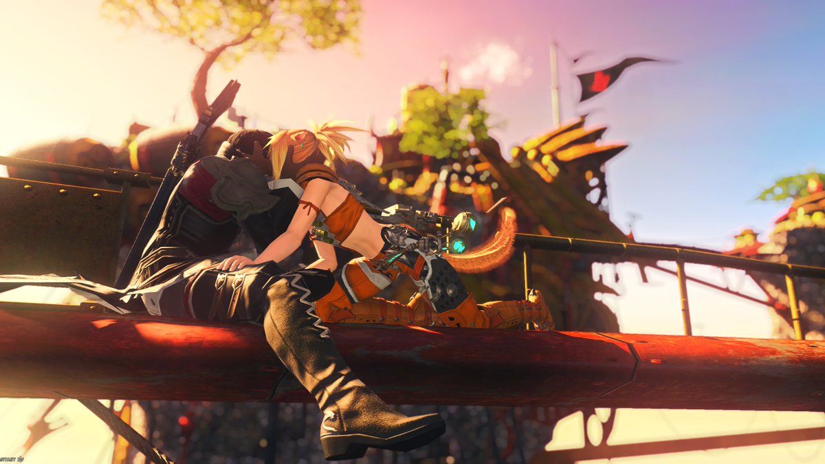 WandererOrion's tweet photo. Very Late XIV Rarepair Week Day 7: Free Day!
W'ahfles started Void Ark and immediately fell for Leofard, understandably. So I made this set for him. Pose by me! π
#gpose #ffxiv #xivrarepairweek #xivrarepairweek2024 #woleofard #wolxleofard https://t.co/hUje9XzKRV
