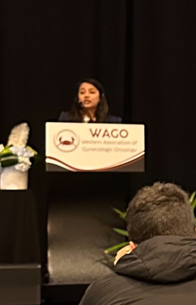 Our Moffitt Clinical instructor and soon to be U Mich GynOnc Fellow presenting her work at WAGO!  <a href="/SadhviBatra/">Sadhvi Batra</a> <a href="/MoffittNews/">Moffitt Cancer Center</a> <a href="/MoffittGYNONC/">MoffittGYNONC</a>