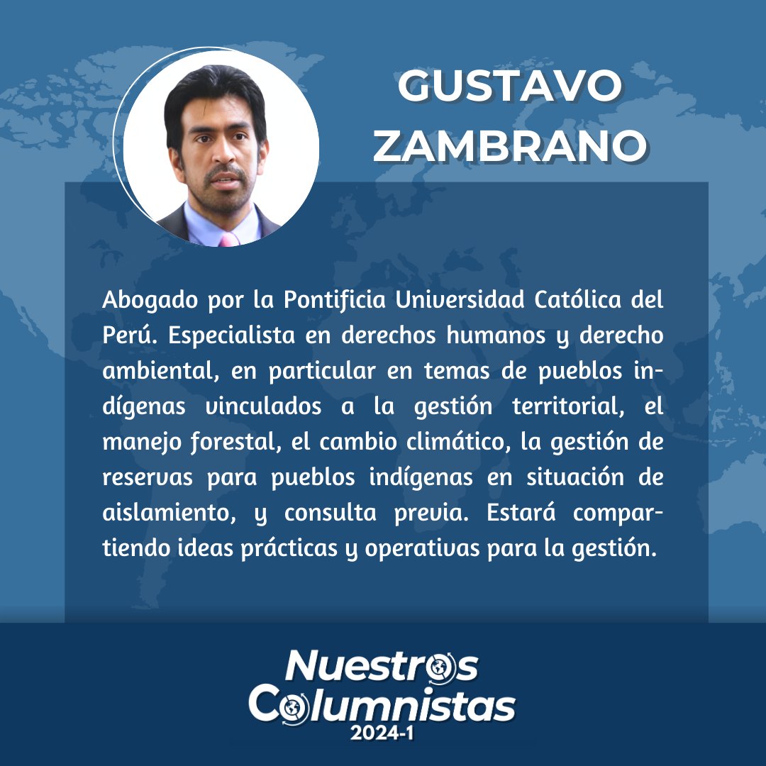 ius360's tweet photo. #Columna #IUS360
Desde IUS 360 nos complace presentar la columna con Gustavo Zambrano durante este ciclo 2024-1. https://t.co/BBWCv1K4pV