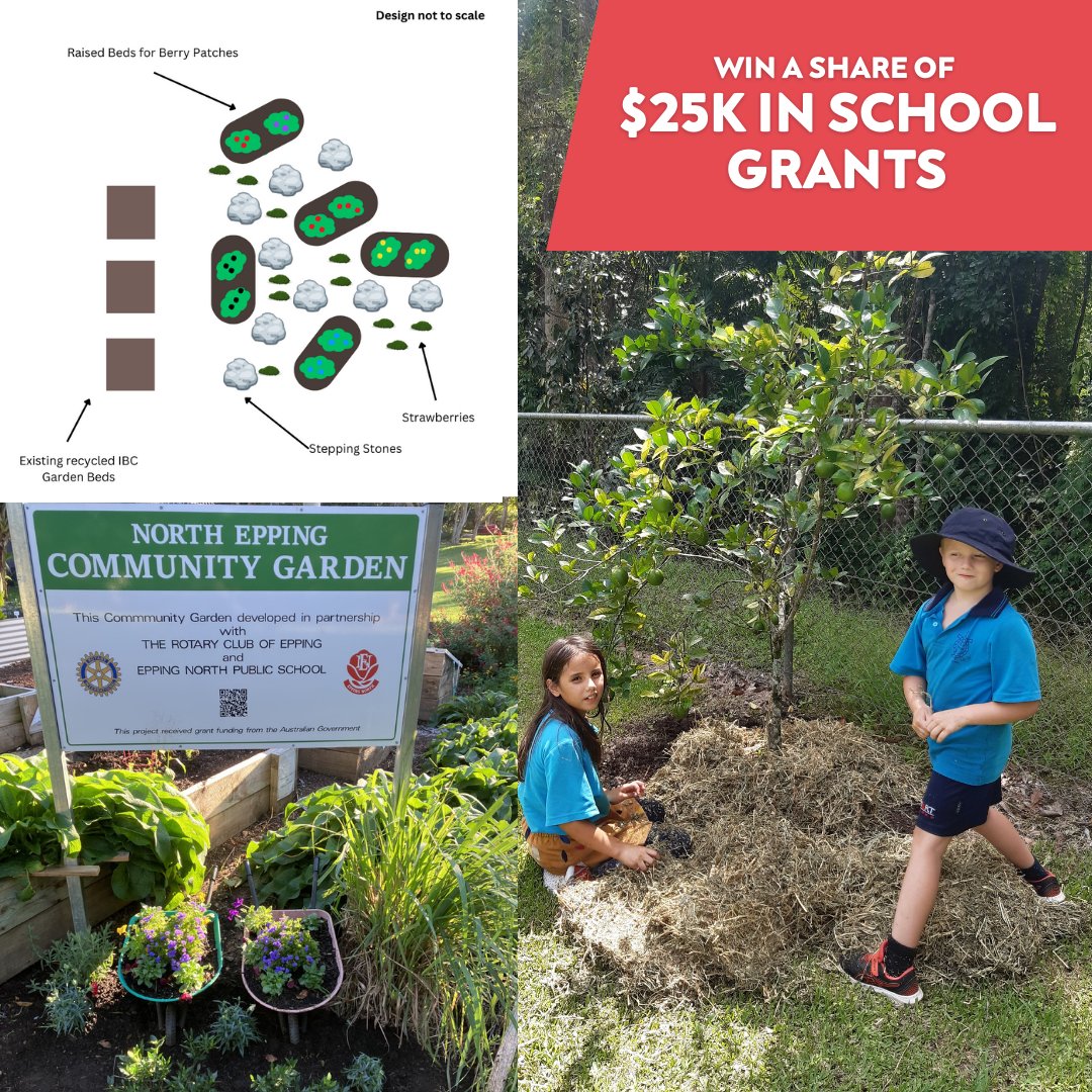 👍💚We are blown away by the applications received so far🌱

🎁win one of 25 school garden grants, thanks to <a href="/BakersDelightAU/">Bakers Delight</a> Healthy Solutions range 🍞

📢Apply before 29 June: bit.ly/4aEKwbU

#Schoolgarden #schoolgrant #gardengrant #LifeEdxBakersDelight