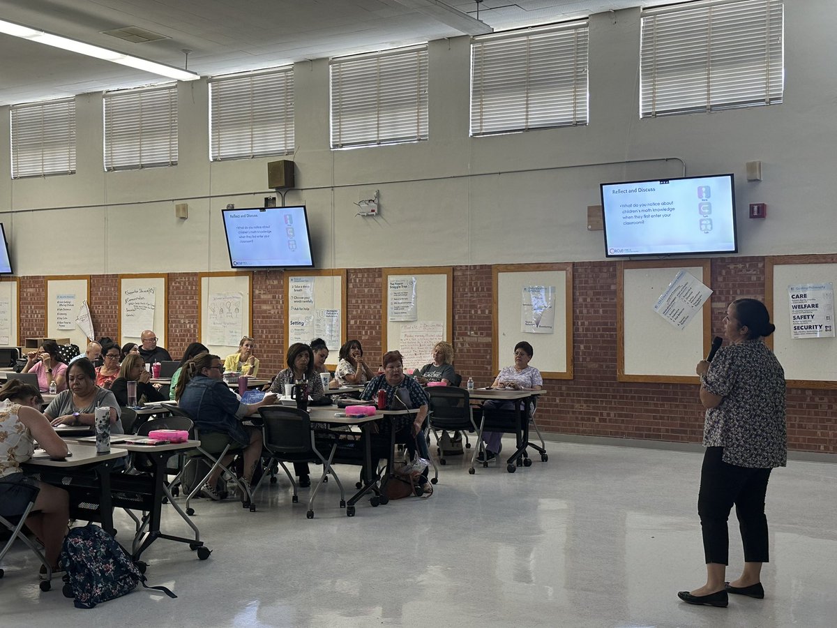 Thank you EPISD teachers for spending a day from your summer with us learning about pre-k literacy and math foundations <a href="/ELPASO_ISD/">El Paso ISD</a> 👩🏻‍🏫☀️