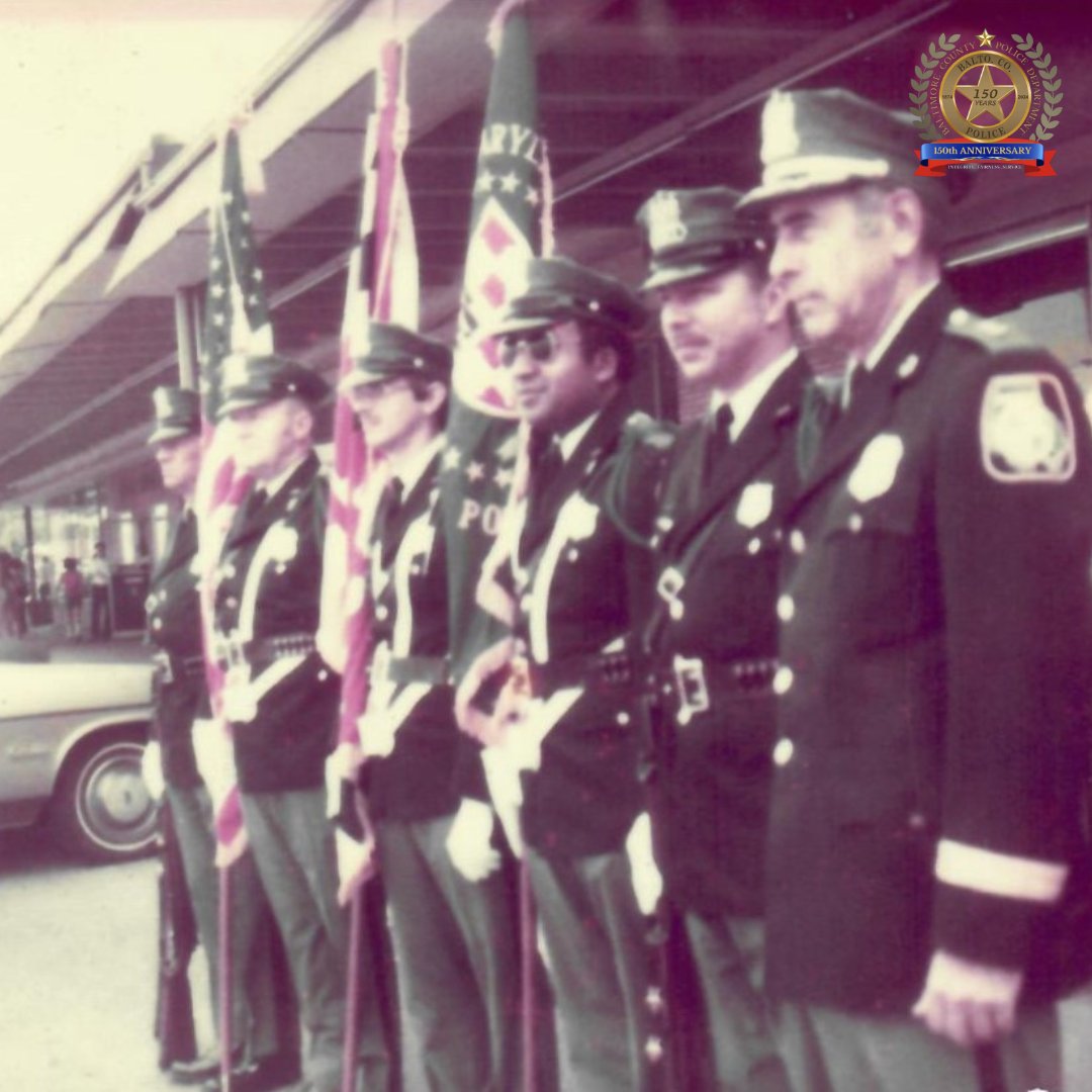 BaltCoPolice's tweet photo. #ThrowbackThursday: In preparation for Flag Day, we share these historic photos of #BCoPD's Honor Guard. Which is your favorite? #150thanniversary #history #baltimorecounty #baltimorecountypolice https://t.co/MxE1nSSIlU