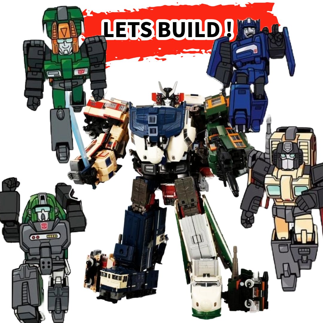 HobbyGenki's tweet photo. Lets build !
We are live again, this time build Transformers !
Trainbots Combine! We are live, assembling Takara Tomy's MPG Traibot Raiden (Trainbot MPG-01 to MPG-06)
https://t.co/YoLDyA7ctg
#transformers #autobot #hobbygenki #takaratomy #trainbot https://t.co/V1llZU5mTj
