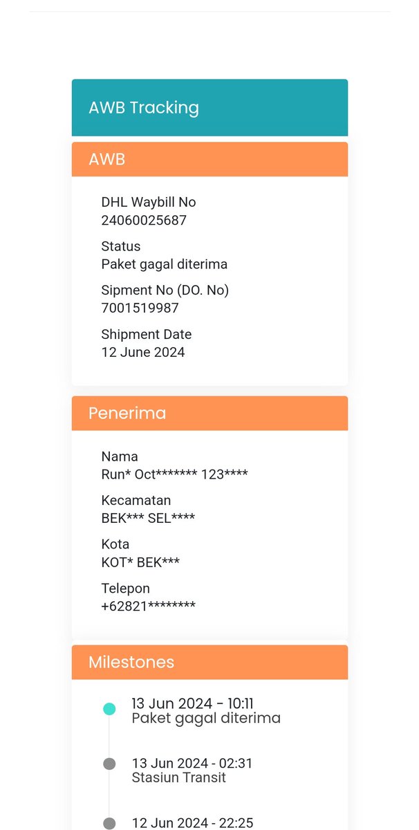 rooneyroone's tweet photo. @hmindonesia_ Min pesanan saya status pengiriman "paket gagal diterima" tapi status di website "sudah dikirimkan dan diselesaikan" dan tidak progress pergerakan paket. https://t.co/OpspUslFl9