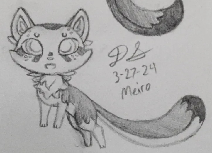 DragonsKnowAll's tweet photo. My little fox baby, Meiro. #fox #oc #WIP https://t.co/VoYFPFnwmH