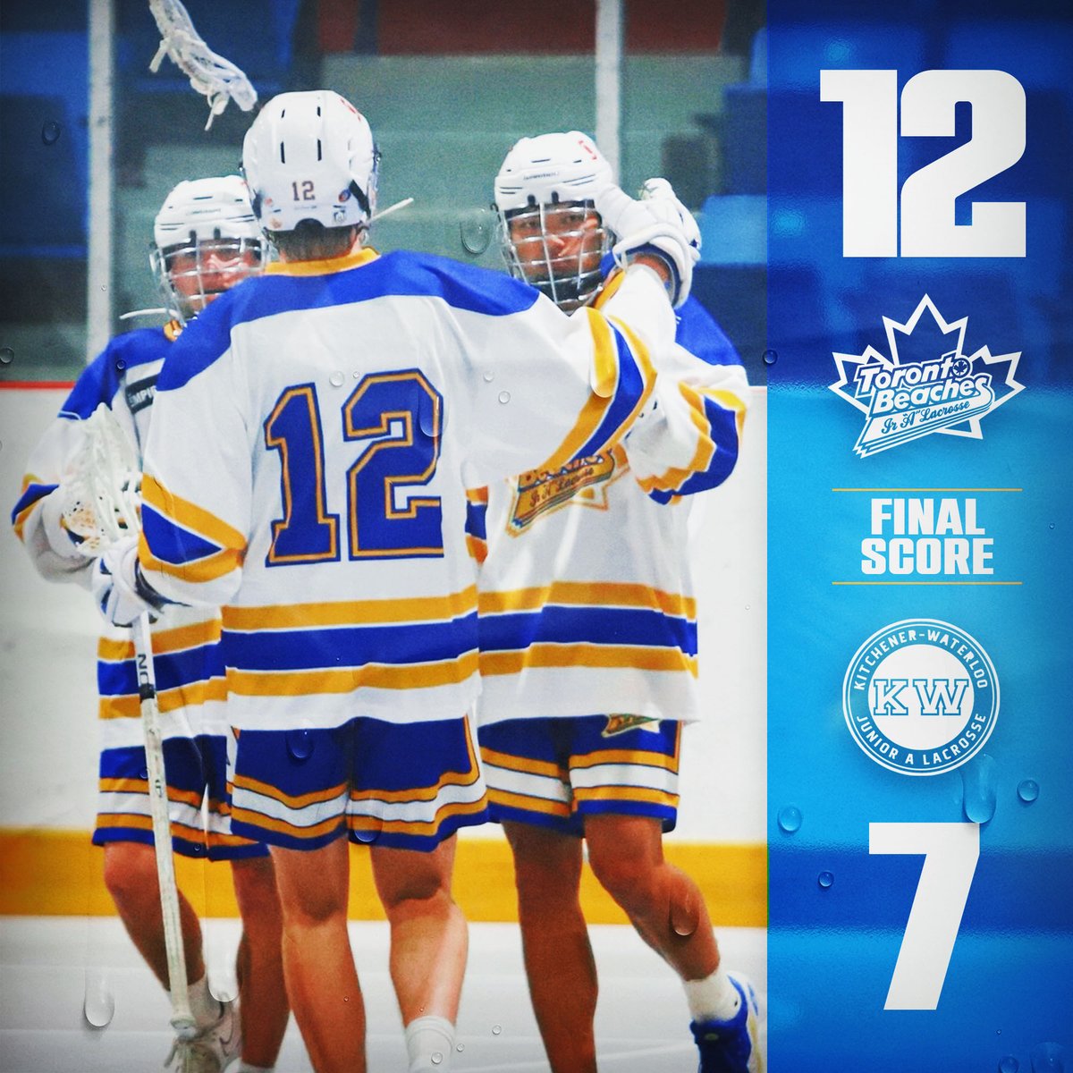 🗣️ Hey Siri, Play Delilah 🌊

We take both halves of the back-to-back with a 12-7 win at home against K-W