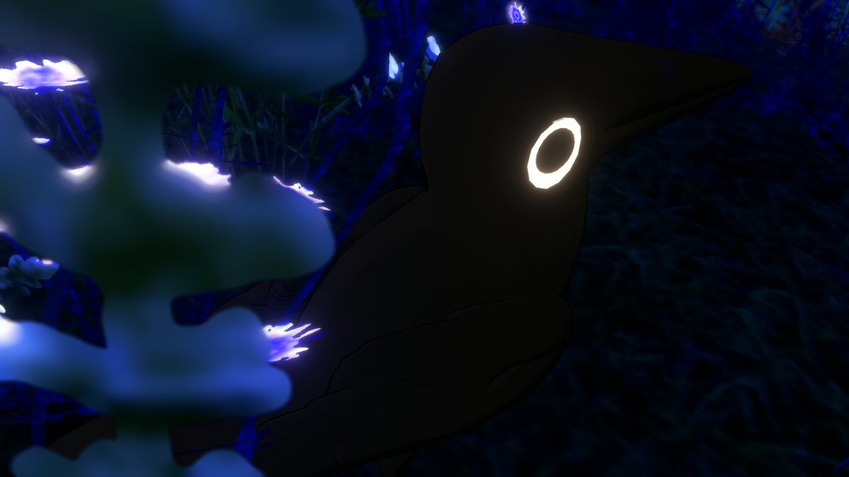 NoOneCold's tweet image. #vrchat #vrchatworlds #crow
This crow is officially my pc form. Adorable bird~