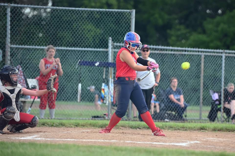 TaHartman11's tweet photo. Starting off strong with a 0.556 average through 18 at bats. #Softball #Fastpitch #LouisvilleMeta @sluggerFP https://t.co/oAnxOEclgq