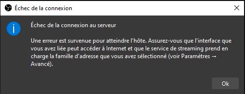 NeoneVLT's tweet photo. Les gars dès que je lance mon live j'ai ce message d'erreur, quelqu'un aurait la solution svp ???? https://t.co/pZvmsJwhi5