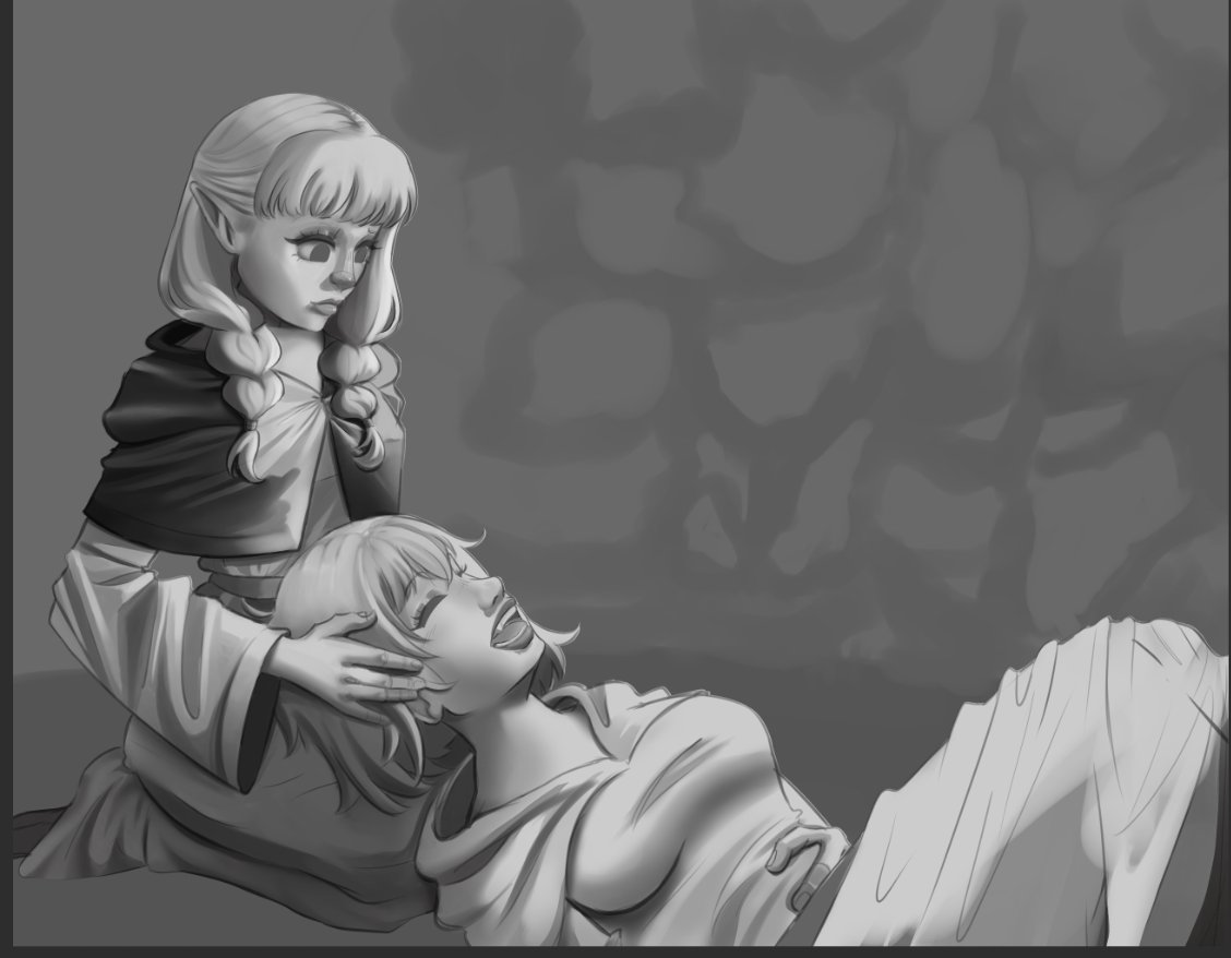 bbq_shitpost's tweet photo. Un wip que nunca terminé de DunMeshi XDDD
algun día lo terminaré, lo juro.

#dungeonmeshi #marcillexfalin #dungeonmeshifanart #marcilledonato #falintouden https://t.co/ZnTmNtuHY1