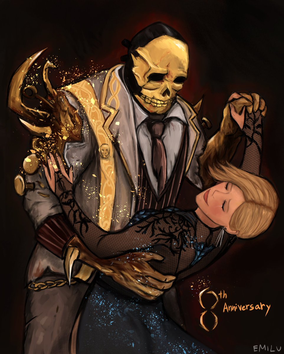 Happy 8th anniversary #DeadbyDaylight! 

Till death do us part... (Death is not an escape). 
#TheTrapper #MegThomas