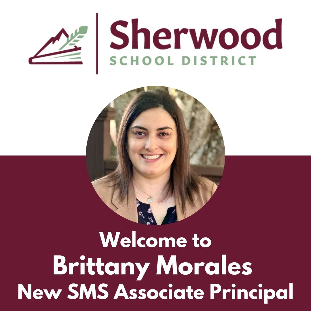 We are pleased to announce that Brittany Morales has been selected as the new Associate Principal for Sherwood Middle School. For more information, see today's press release at bit.ly/4entBhd