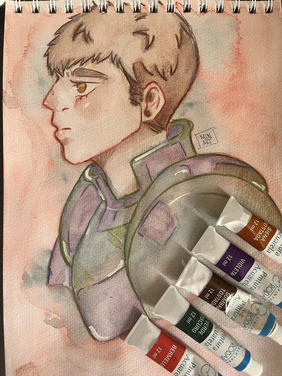 MonMonArtist's tweet image. Dibujito para despedir la primera temporada ✨
Los colores los eligio una amiga 😵‍💫

#laiosdungeonmeshi #laios #dungeonmeshi #deliciousindungeon #tragonesymazmorras #fanart #anime #watercolor