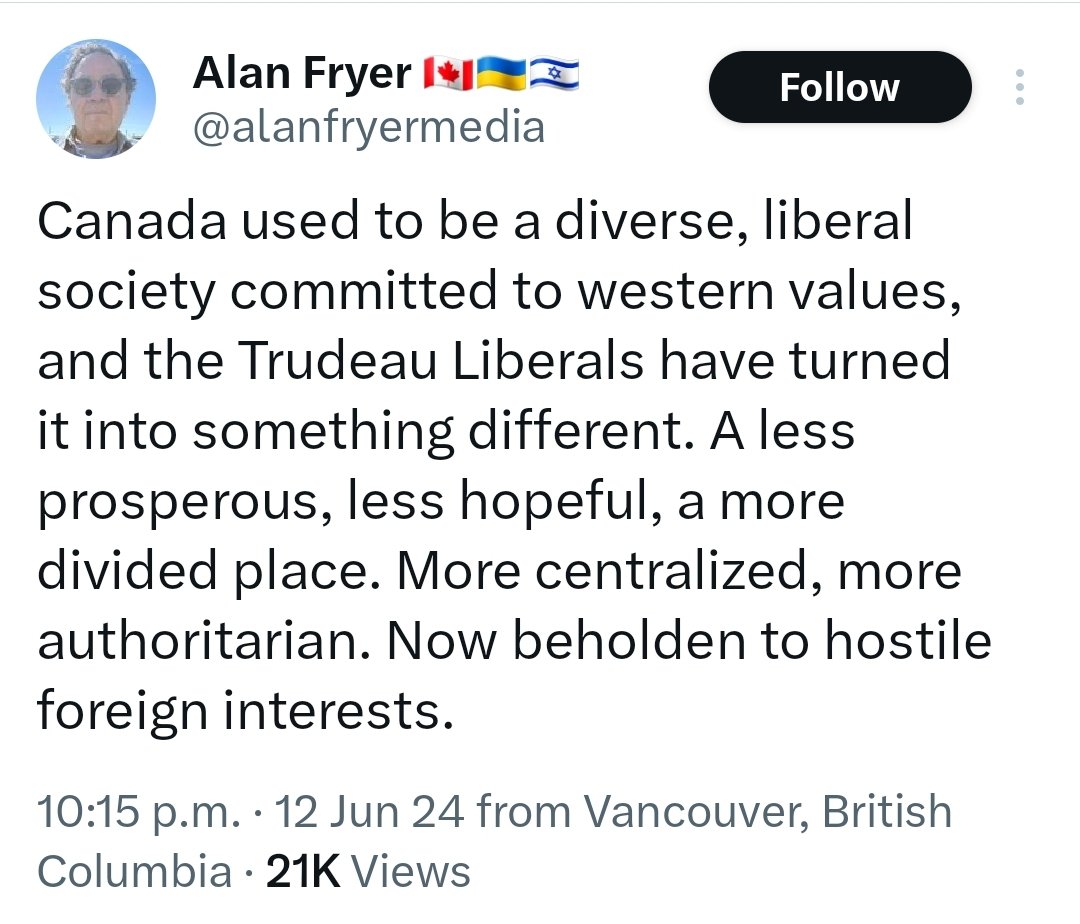 redsnoopy69's tweet image. Remember when Justin Trudeau sold the Canadian Wheat Board to Saudi Arabia?
Or when J.T signed a FIPA with China (lopsided for 🇨🇳)
Or when J.T kneecapped the Canadian Media and let foreign interests control it?
Or when J.T introduced the Barbaric Cultural Practices hotline?
...