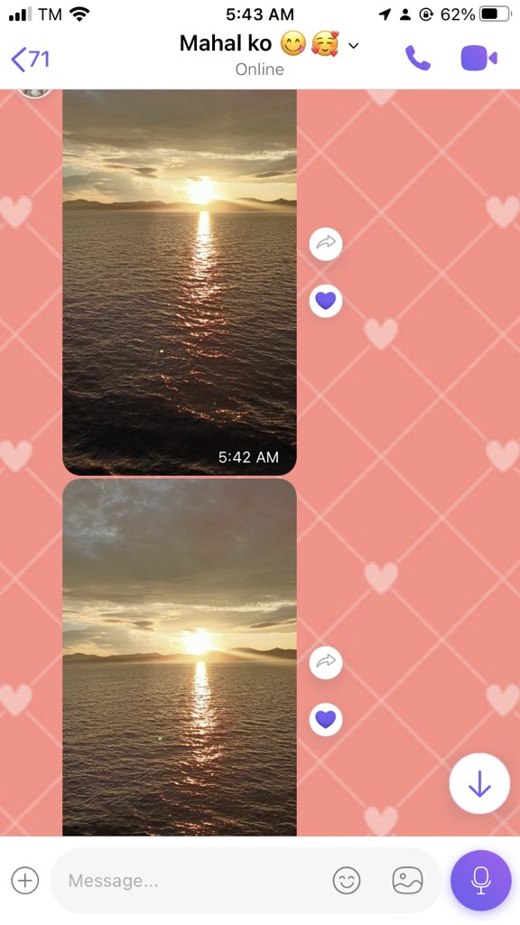 dannagatchiii's tweet photo. the sunrise is beautiful isn't it? 😭😭😭 mahal koooo https://t.co/WXIIl9yGCQ