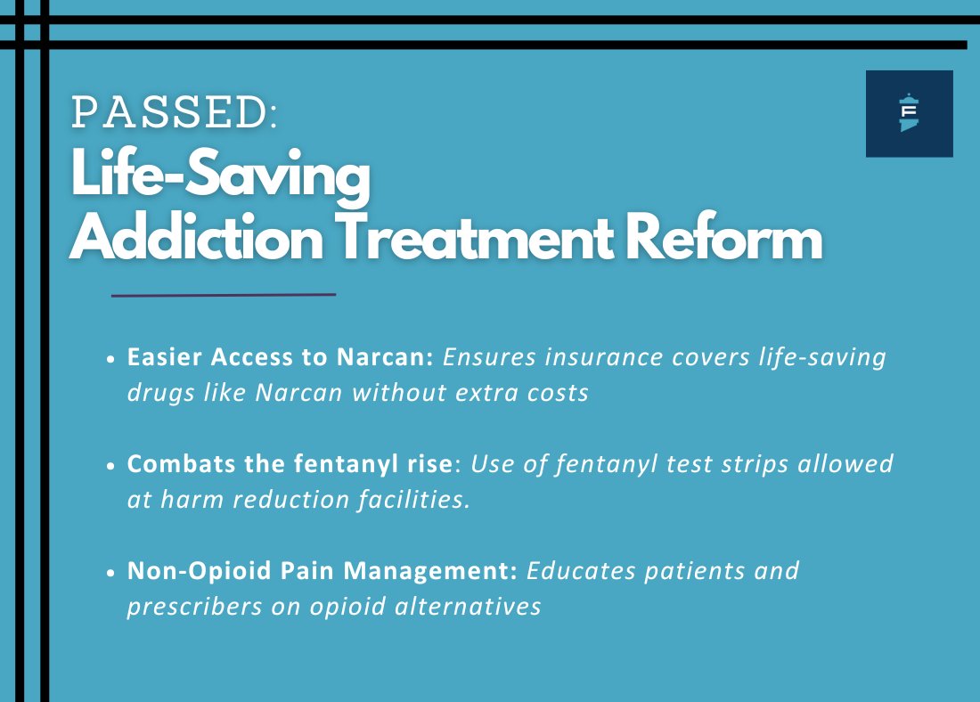 Today, the House passed life-saving addiction treatment reform that will expand access to care and save lives.