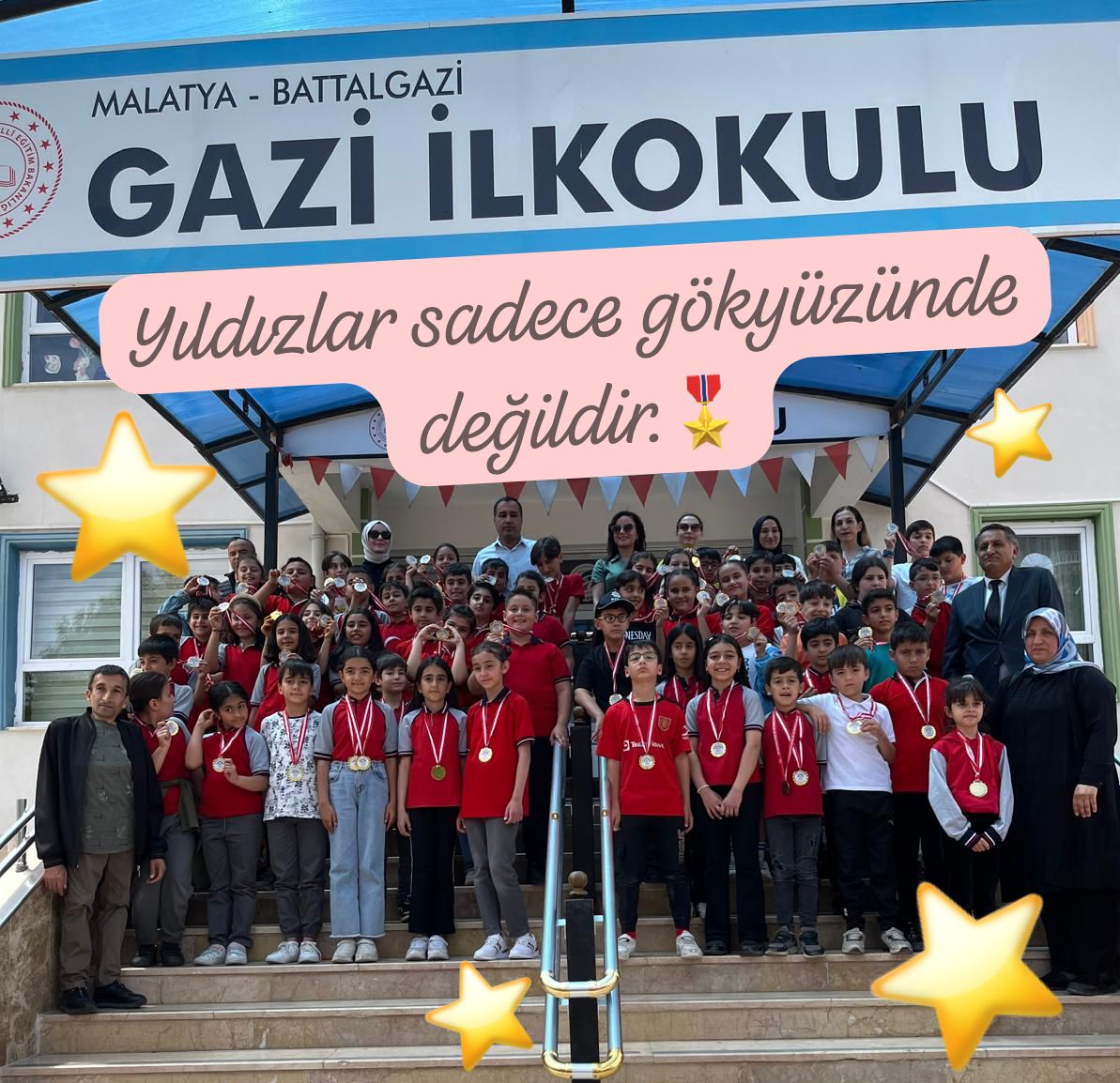 ŞAMPİYONLAR ÖDÜLLENDİRİLDİ.
Gazi İlkokulu olarak
2023-2024 Egitim-öğretim Yılında, Yarışma &amp; Projelerde, Malatya ve Türkiye’de *62 BAŞARI* elde eden öğrencilerimiz ödüllendirildi.Tebrikler, Teşekkürler 
<a href="/tcmeb/">Millî Eğitim Bakanlığı</a>
<a href="/MalatyaMem/">MALATYA İL MİLLİ EĞİTİM MÜDÜRLÜĞÜ</a> 
<a href="/behcet_bakir/">behçet bakır 🇹🇷</a> <a href="/battalgazimem/">Battalgazi MEM</a> <a href="/alikacmazz44/">Ali Kaçmaz</a> 
<a href="/OrhanTokmak/">ORHAN TOKMAK</a>