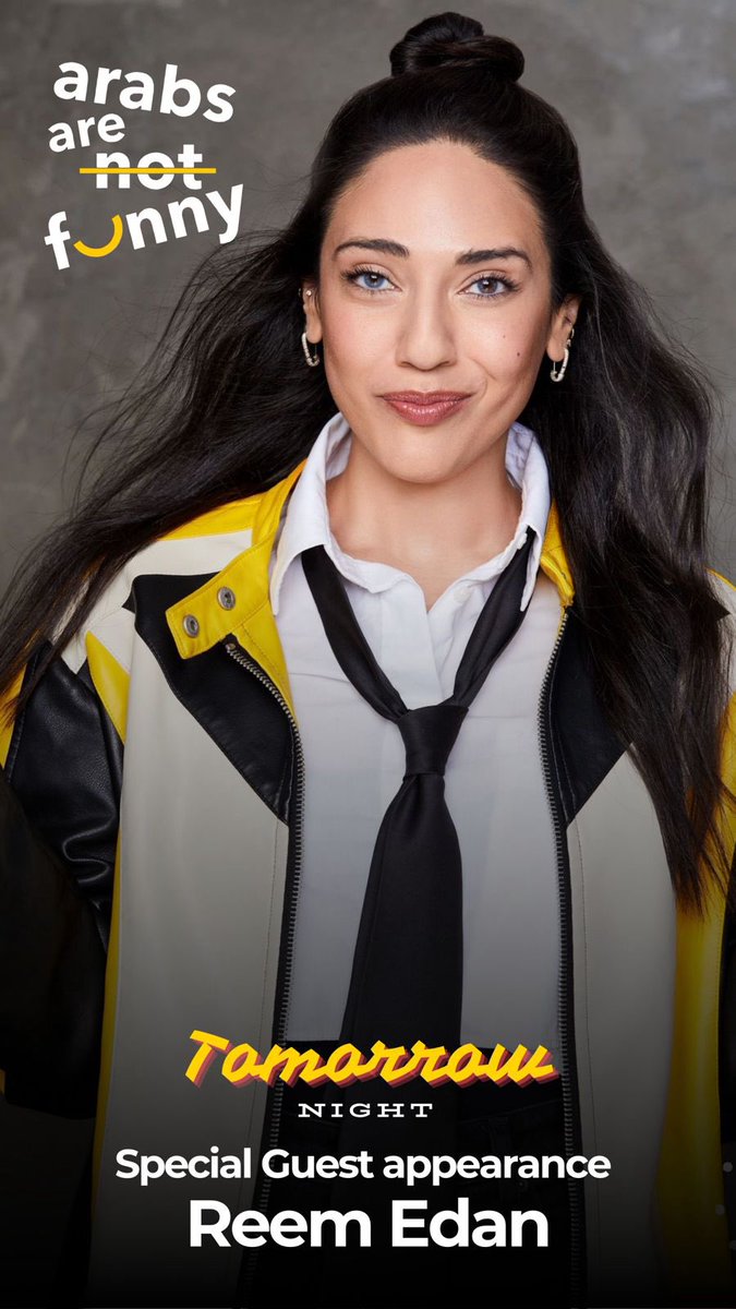 Arts Canteen (@artscanteen) on Twitter photo Tomorrow night “Arabs Are Not Funny” comedy show is 🙃 with a special appearance of #American #Iraqi guest comedian <a href="/ReemEdan/">Reem Edan</a>
Prepare for an evening of laughs <a href="/RoyalAlbertHall/">Royal Albert Hall</a>
Book tickets 👇royalalberthall.com/tickets/events……
<a href="/AANFComedy/">Arabs Are Not Funny</a> <a href="/RoyalAlbertHall/">Royal Albert Hall</a> Tomorrow night “Arabs Are Not Funny” comedy show is 🙃 with a special appearance of #American #Iraqi guest comedian <a href="/ReemEdan/">Reem Edan</a>
Prepare for an evening of laughs <a href="/RoyalAlbertHall/">Royal Albert Hall</a>
Book tickets 👇royalalberthall.com/tickets/events……
<a href="/AANFComedy/">Arabs Are Not Funny</a> <a href="/RoyalAlbertHall/">Royal Albert Hall</a>