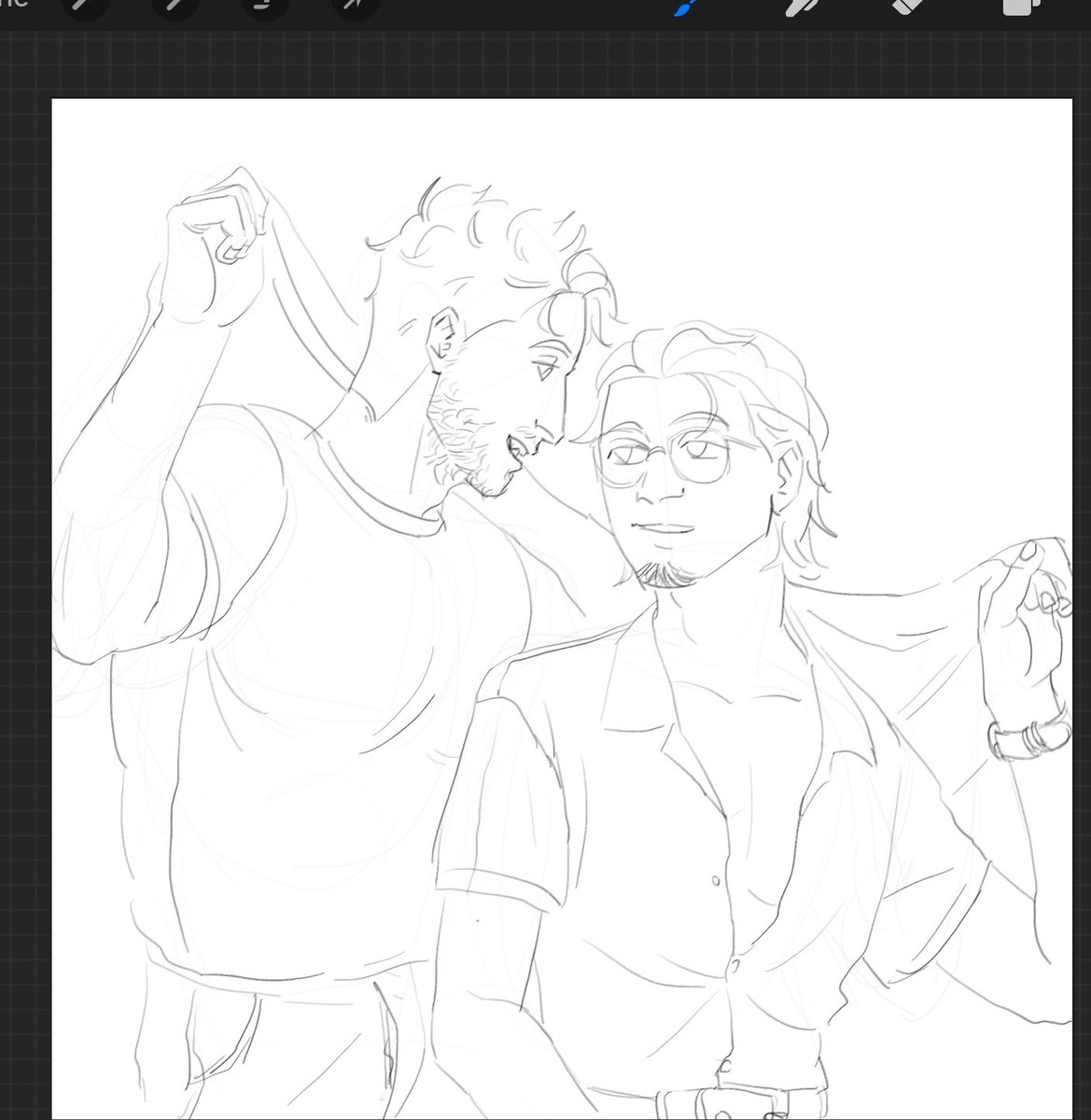 decoloraa's tweet photo. Fighting artblock with the gays (tm) and pride https://t.co/ybPCBVLyNQ