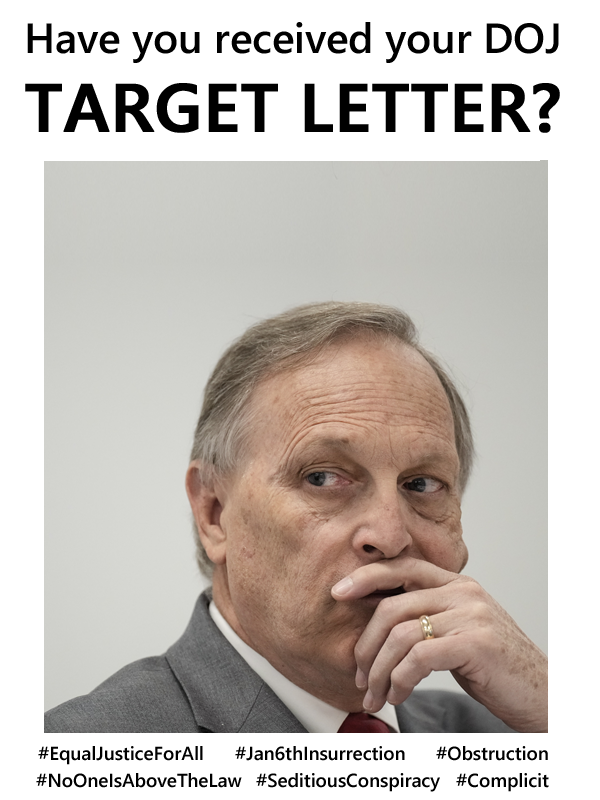 GreyHawk121's tweet photo. @RepAndyBiggsAZ Have you received your @TheJusticeDept #TargetLetter yet, Andy? https://t.co/VGJZcmQgQE