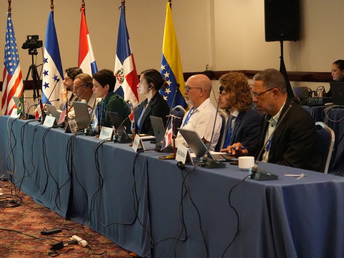 EcuadorMAE's tweet photo. 📍Manta | Durante las plenarias de la #COP11CIT🇪🇨, se trataron: 

📌Logros y avances de la Secretaría y sus Comités Científico y Consultivos sobre financiamiento para proyectos.
📌Acciones para mitigar el impacto por colisión con embarcaciones en República Dominicana. 🇩🇴 https://t.co/cwOfnJJntZ