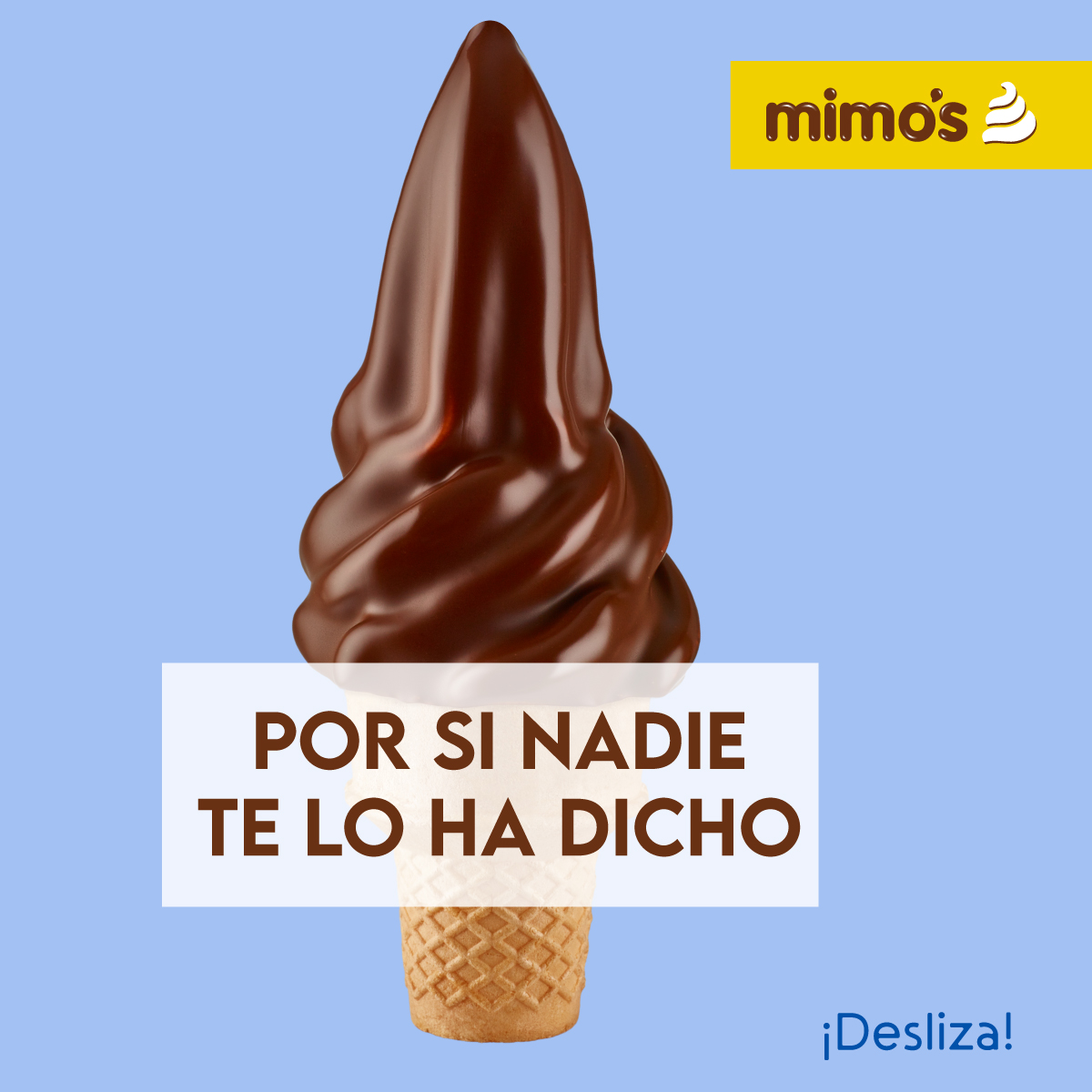 ⚠️⭐¡Atención un mensaje en medio de tu feed!⭐⚠️
Una vez deslices👉🏻 esta publicación, te aconsejamos que sigas nuestro consejo😉💕 y sí o sí cumplas ese antojo sin remordimientos🍧🤩 porque: ¡Te lo mereces!🎉🫶🏻

💛Mimo's te resuelve todas las malas vibras con solo probarlo💛