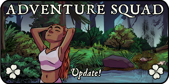 AdvSquadComic's tweet photo. Adventure Squad Update! ⚔️ https://t.co/N0mMDd2Wcq Art by @mernolan
 colors by @AshMcGivern

#adventuresquad #adventuresquadupdate #fantasy #webcomics https://t.co/Myx5C5m69W