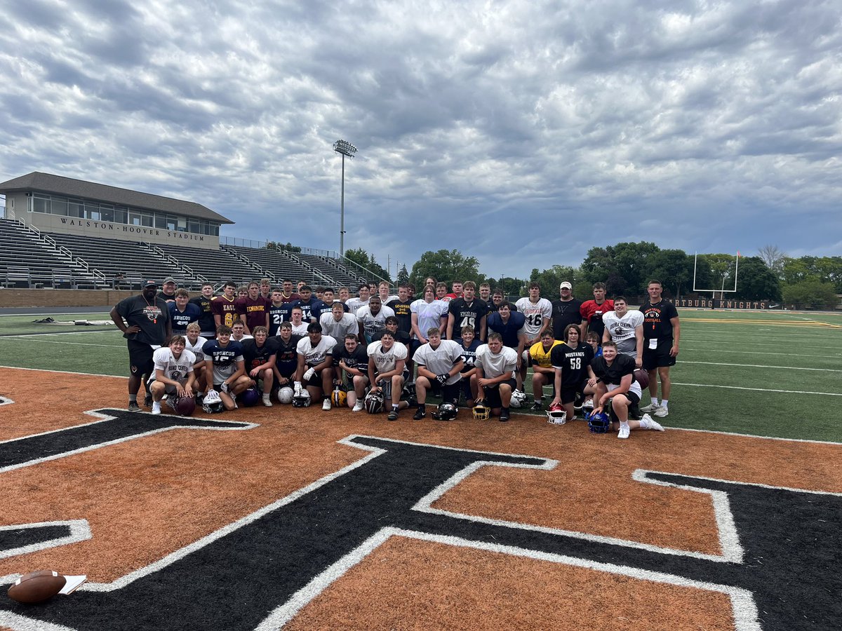 WartburgFB's tweet image. Thank you to the almost 50 young men who came out for Big Man Camp today. Some great work and competition taking place in Wally Hoov. #WinTrenches #Attitude #Humble 

Session 2 is July 18th, don’t miss out.