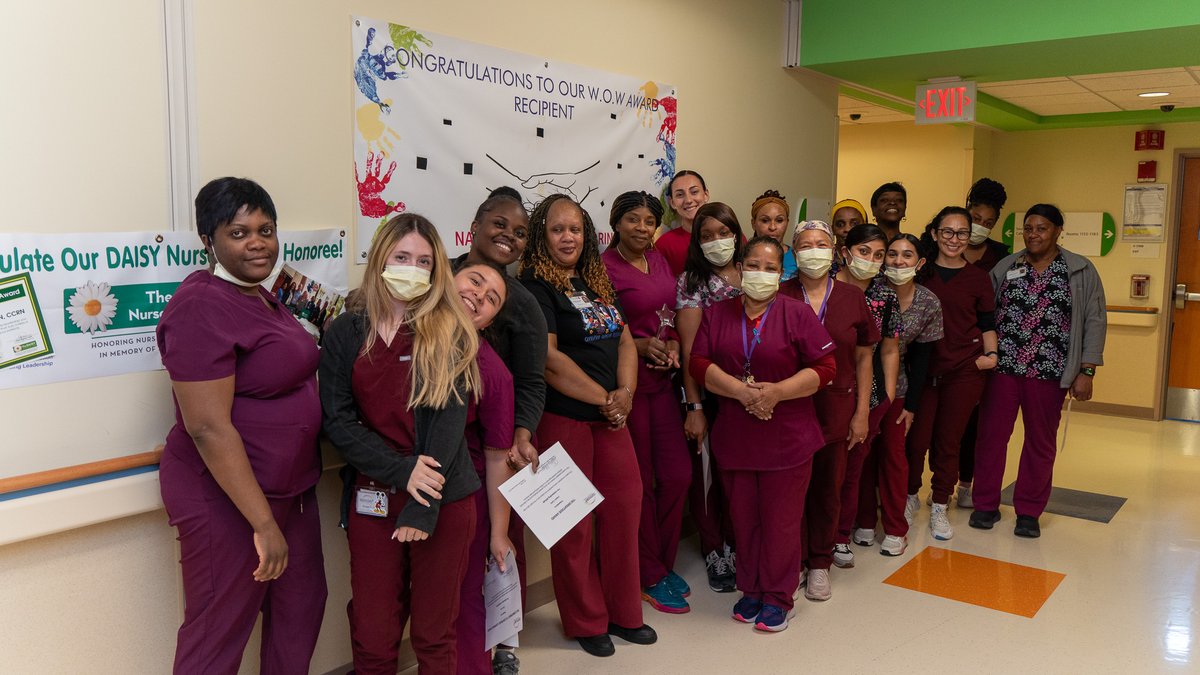 Blythedale's tweet photo. Today we celebrated our outstanding Nursing Assistants for #NADay Our NAs provide crucial patient care and support to our families. We also recognized Dolores, an NA who received the Wonderful Outstanding Worker (WOW) Award. Congrats to all the nominees and our dedicated NAs! https://t.co/LvwFDQ4oSk