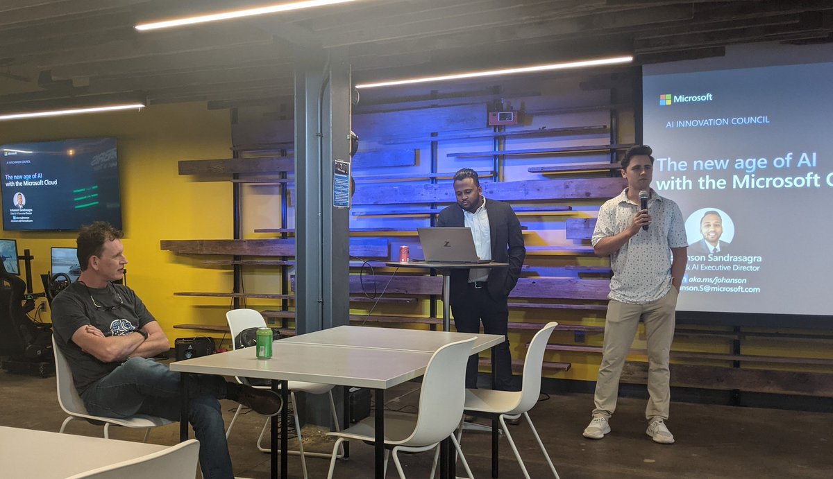 Great to be at the AI Innovation Council meeting <a href="/TabbrisCo/">Tabbris Charlotte</a> tonight!