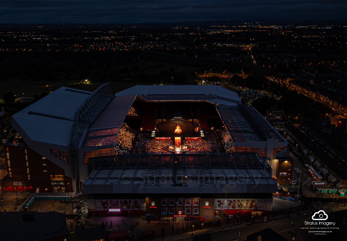 First night for <a href="/taylorswift13/">Taylor Swift</a> at Anfield <a href="/realrobinjmac65/">@realrobinjmac65</a> <a href="/angiesliverpool/">Angies Liverpool</a> <a href="/YOLiverpool/">K E V yoliverpool</a> #liverpool #TaylorSwiftErasTourLiverpool #taylortown