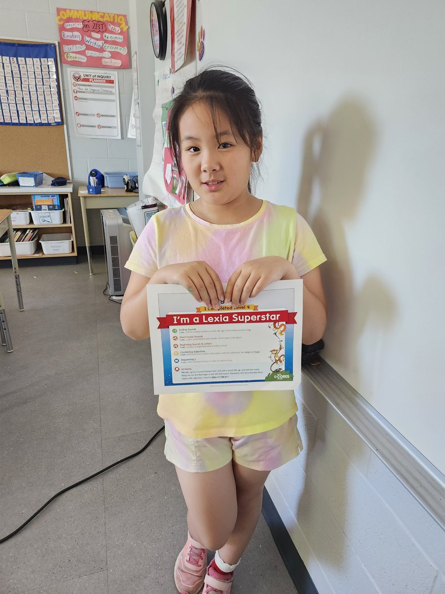 We are all so proud of this girl's progress!  Students comment on how many levels she has moved up in a short amount of time.  <a href="/lexiacore5/">Lexia Reading Core5</a> #risktaker <a href="/GlenwoodGriffin/">Glenwood Griffins</a> <a href="/ibpyp/">IB PYP</a>