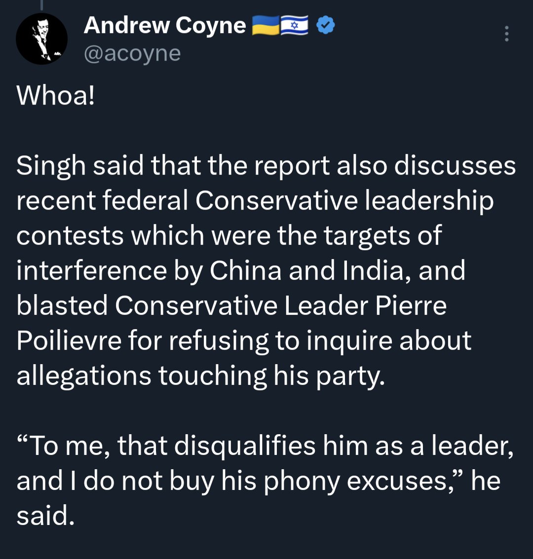 RodKahx's tweet photo. Just read this. Poilievre is cooked. https://t.co/j2hAPOnVXR