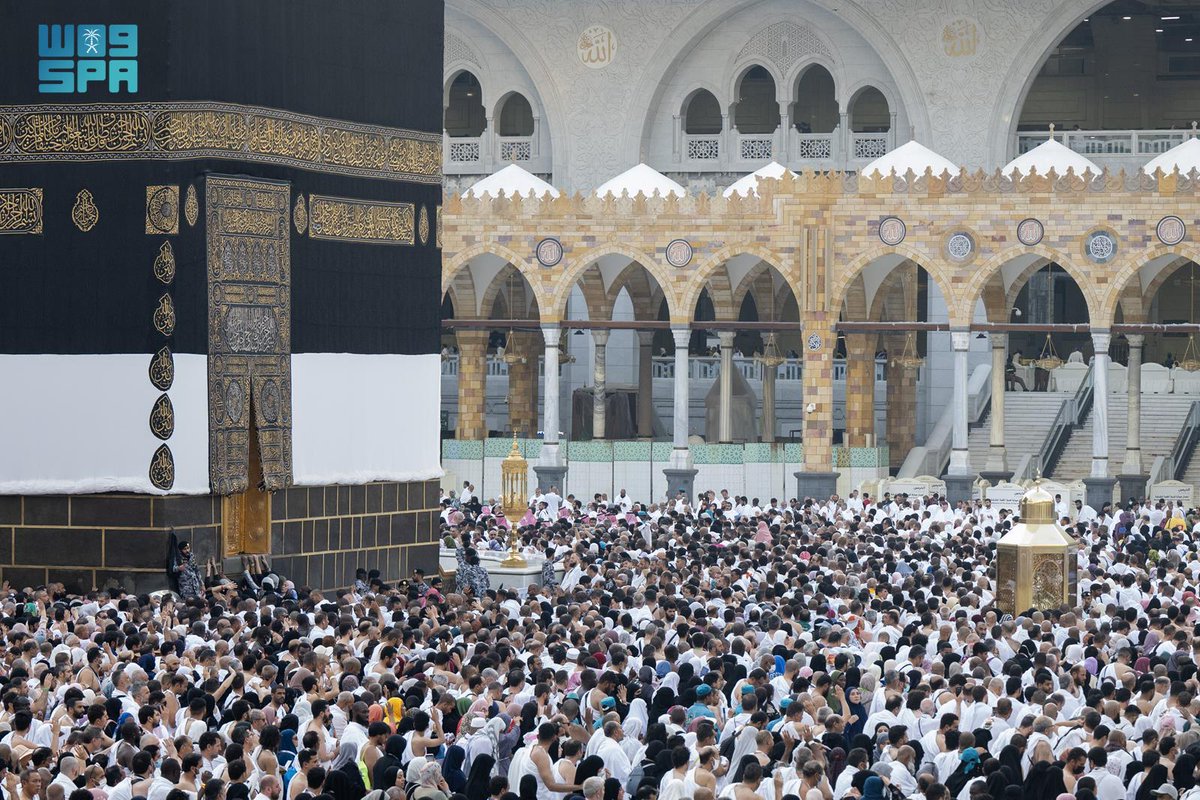 SPAregions's tweet photo. #صور_واس 

{إِنَّ أَوَّلَ بَيْتٍ وُضِعَ لِلنَّاسِ لَلَّذِي بِبَكَّةَ مُبَارَكًا وَهُدًى لِلْعَالَمِينَ}.

#يسر_وطمأنينة⁩
#واس_حج45⁩ | #واس_عام https://t.co/MBcgLRyoIp