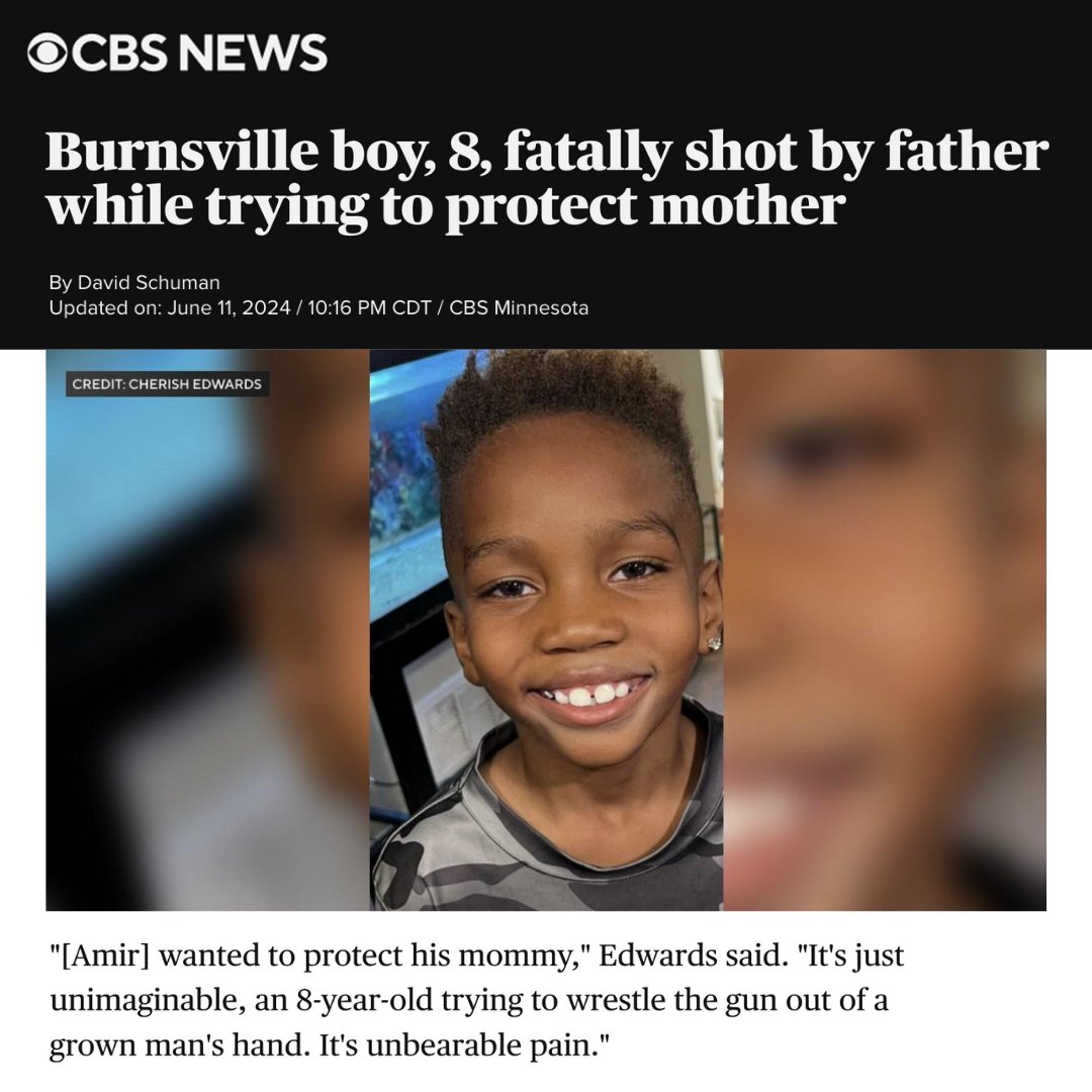 MomsDemand's tweet photo. Amir Harden was shot and killed last week while trying to protect his mother from his father, who was threatening her and his siblings with a gun. He was only eight years old, and his future was stolen from him. His mother and siblings were also robbed of the chance to watch him grow up, and their sense of safety. https://t.co/MlOiXDscnz