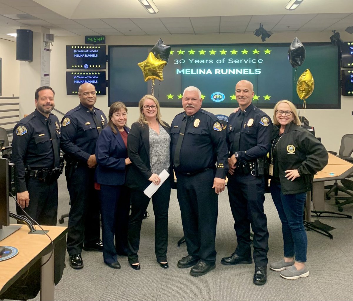 Melina Runnels has dedicated herself to public safety and has worked so hard to help so many departments in <a href="/LongBeachCity/">City of Long Beach</a>. ⁩We are very grateful to have her on our team. Congratulations on 30 years my friend! Well done! ⁦<a href="/LBPD/">Long Beach PD (CA)</a> ⁦<a href="/LBDisasterPrep/">Disaster Preparedness & Emergency Communications</a>⁩