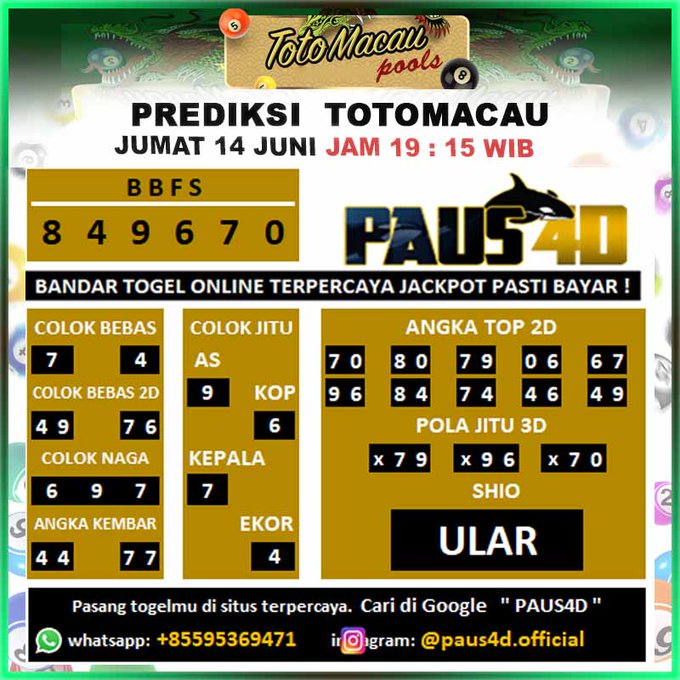 prediksi macau