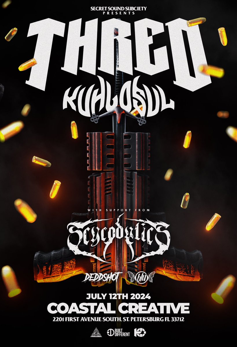 ScycodylicS's tweet photo. Florida for the first time 7/12. Excited to share that stage with these guys🫡

We goin off the deep end fr🍄 https://t.co/Ca02u6BwzC