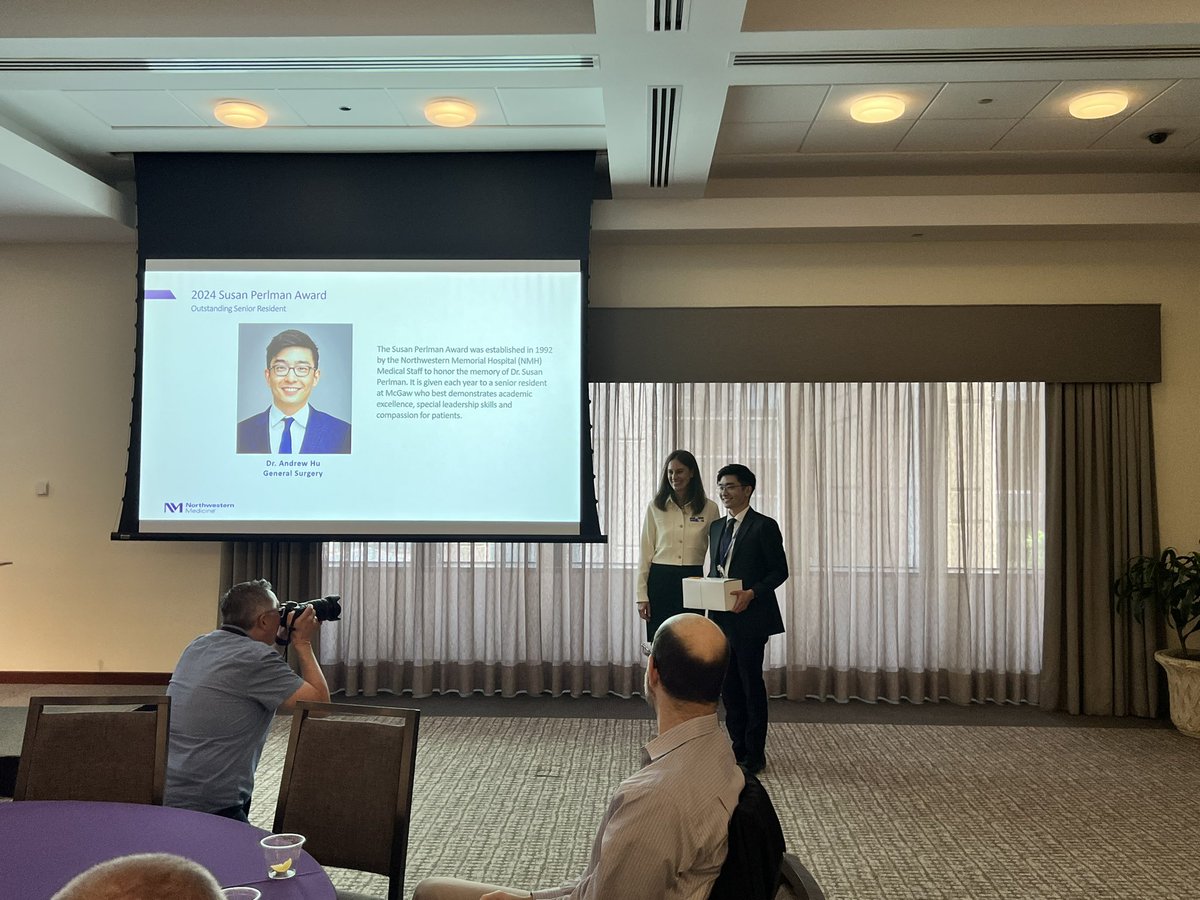 Leah Tatebe (@leahtatebe) on Twitter photo So dang proud of our very own <a href="/AndrewHuMBChB/">Andrew Hu</a> who was awarded the <a href="/NorthwesternMed/">Northwestern Medicine</a> Susan Perlman award as the chief resident who best demonstrates academic excellence, special leadership skills and compassion for patients! We certainly agree!! 
🤩🥳🤩 So dang proud of our very own <a href="/AndrewHuMBChB/">Andrew Hu</a> who was awarded the <a href="/NorthwesternMed/">Northwestern Medicine</a> Susan Perlman award as the chief resident who best demonstrates academic excellence, special leadership skills and compassion for patients! We certainly agree!! 
🤩🥳🤩