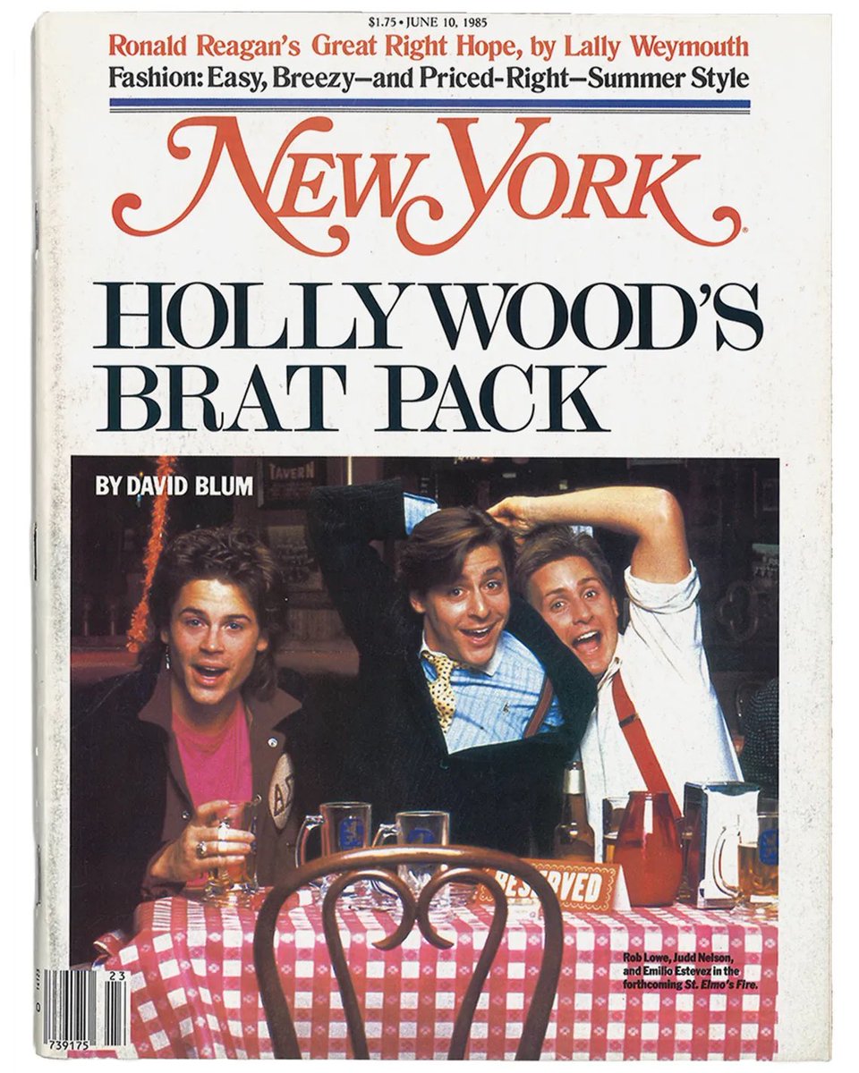 TheKevinA's tweet photo. If you don’t know who the #BratPack is, you are too young for my TL. 

Watching #Brats, and now I need to go and rewatch The Breakfast Club. https://t.co/fTT7v6HgFp